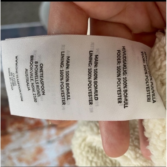 One Teaspoon Green Patchwork Twill Utility Defender Sherpa Fur Lined Coat Small - Picture 14 of 14